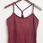 Lululemon Power Y Tank Luon Bordeaux Drama Maroon Tank Size 10 Photo 4