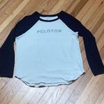 Splits59 x Peloton Baseball Long Sleeved T-Shirt ivory Navy size large Photo 0