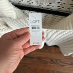 Loft Collared Mesh Sweater, NWT Photo 2