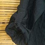 FANG XL Black White Silver Button Down Shirt Top Size M Photo 3