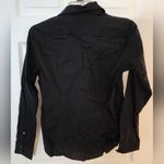 Gap NWT  Stretch Fitted Women's Black Dress Long Sleeve Shirt Size XS Photo 1