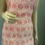 Esley NWT  RED EMBROIDERED SHEATH DRESS‎ Photo 3