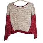 Anthropologie  Saturday Sunday Sz S Sweater Dolman Sleeve Boxy Knit Long Sleeve Photo 0