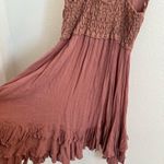 Free People  Adella Mini Dress Rose Ballet XS Blush Photo 11