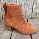 Joie  Chestnut Brown Neely Heeled Soft Ankle Sock Boots Size 8 Photo 2