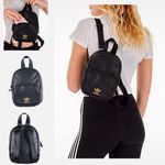 Adidas  Black Backpack with Gold Accents Photo 1
