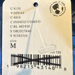 Free People Deserted Island Mini Dress Indigo Blue Medium Spring Break Beach NWT Photo 11