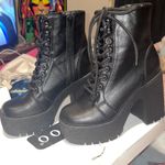 Bamboo Faux Leather Booties Photo 1