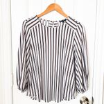 Adrianna Papell  Stripe Blouse Size Small Photo 0