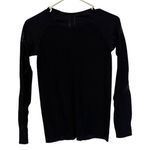 Fabletics Black Athletic Athleisure Workout Long Sleeve Top Short XS Photo 0
