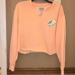 Looney Tunes Tweety Bird That’s all Folks Floral Sweatshirt Orange Medium Photo 1