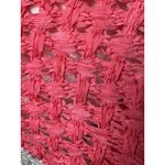 NEW Fever Crochet Knit Pull Over Longline Tunic Top Sweater Womens L Pink Beige Size L Photo 5