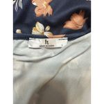 Navy Fall Floral Casual Long Sleeve Tiered Babydoll Dress Size Large Blue Photo 2