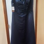 Navy Blue Missacc Mother Formal Dress Size 16W Photo 0