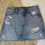 Abercrombie & Fitch  Zoe Natural Rise Vintage A-Line Skirt Denim Mini Y2K Size 0 Photo 1