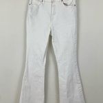 Elizabeth and James Off White High Rise Flare Jean, 6/28 Photo 0