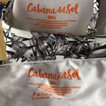 New Cabana del Sol Tropical 2Pc Swimsuit Bikini Sm Black Photo 4