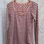 Free People Long sleeve Striped top Size L Photo 0