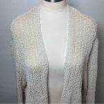 Knox Rose Chunky Knit Cardigan Sweater XL Neutral Beige Boucle Cozy Photo 3