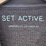 Set Active  Brown Fleece Sweater XS Loungewear‎ Casual Comfy Photo 3