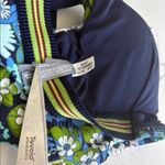 Aerie  Blue and Green Crop Top with Vibrant Design Photo 5