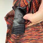 By Anthropologie Tami Sleeveless Knit Tunic Size 2X Space Dye Colorful Slit Fall Red Photo 7