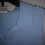 Brooks Brothers Brooks Bros M Baby Blue Knit Cotton Top Photo 3