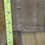 L'Agence L’AGENCE Jyothi High Rise Split Ankle Coated Pants Cognac Brown Size 24 NEW Photo 7