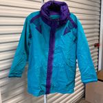Reversible color, black purple and turquoise western 8 Jacket Size M Purple Teal Size M Photo 1