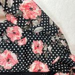 Chico's Puffer Jacket Medium Floral Polka Dot Lightweight Photo 2