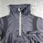 Fabletics  Windbreaker Jacket Women Large 1/4‎ Zip Nylon Reflective Mock Neck Photo 1