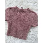 SKIMS  Cozy Knit Crop Top Rose Clay Size S/M Photo 4