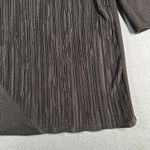 ZARA  Sweater Dress Womens Large Textured Long Sleeve Mock Neck Tunic Minimalist Photo 5