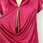 BCBGMAXAZRIA Runway Women's Darted Sleeve Dress Wine Red Size XS Photo 2