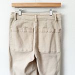 OAT | New York Jeans High Waist Wide Leg Crop Khaki Light Tan Raw Hem | 29, 8 Photo 5
