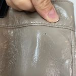 Citizens of Humanity Isola Patent Leather Crop Bootcut Pants Cashew Tan 34 Photo 5