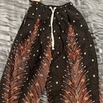 Kathmandu Imports Bohemian Black and Orange Patterned Pants One size fits S-L By Kathmandu  Photo 2