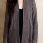 Angel Of The North Charcoal Cardigan by Anthropologie small Gray Photo 0