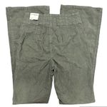 We The Free People Jayde Cord High Rise Flare Green Corduroy Pants Green Size 32 Photo 3