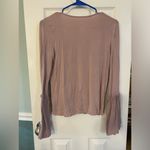 American Eagle  Outfitters | Mauve, flowy Soft & Sexy long sleeve shirt, Size XS Photo 2