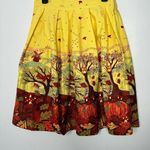 Autumn print skirt size medium Orange Photo 0