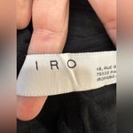 IRO Paris Mollie Burnout Scoop neck Tank Top Black XS $140 Photo 4