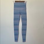 Lululemon Wunder Under Hi-Rise Pant Wave Twist Lilac Caspian Blue Size 4 Luon Photo 1