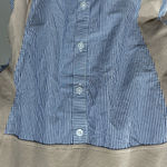 Anthropologie By  Beige Ribbed Knit Sleeveless Tank Top Cap Sleeve Size L Photo 6