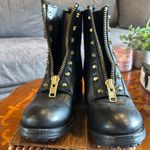 Ash  Rachel Gold Studded Combat Boot Photo 2