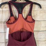 Secndnture biker yoga suit open back colorblock women size XS Photo 10