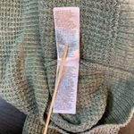 Gap ‎ Womens XS Olive Green Waffle Knit Hoodie Drawstring Pullover Casual Photo 6