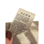 Barefoot Dreams  Large CozyChic Lite Cardigan White Taupe Stripe Oversized Pocket Photo 4