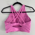 Lululemon Free To Be Serene Bra High Neck Long Line Magenta Glow 6 Photo 3