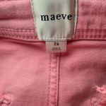 Maeve Anthropology  Pink Size 26 The Colette Wide Leg Raw Hem Jeans Photo 7